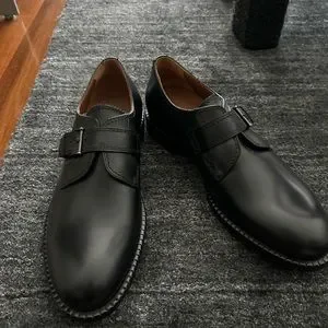 NWT Aquatalia Jamal Weatherproof Single Monk Strap Shoe Black Single Monk Strap | Leather Monkstrap Shoe - Hartter Manly main image 4